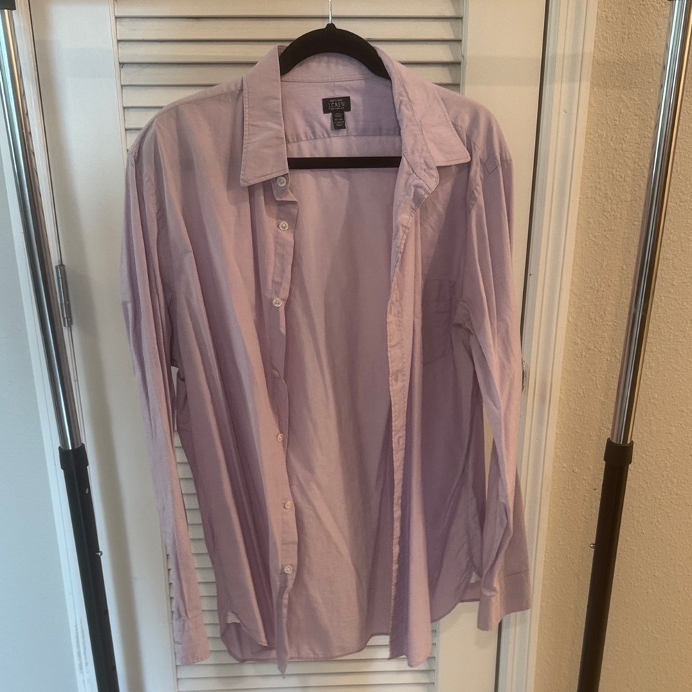 J. Crew Light Purple Casual Button-Down Shirt
